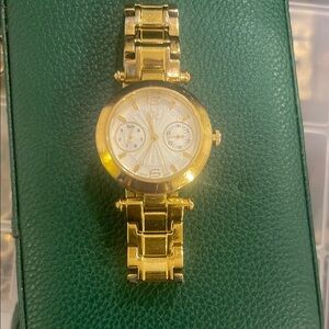 GC by Guess Gold Watch with Luxurious Metal Link Bracelet